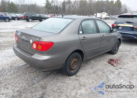 2004 Toyota Corolla Le из США, поврежденный, VIN 2T1BR38E24C196910